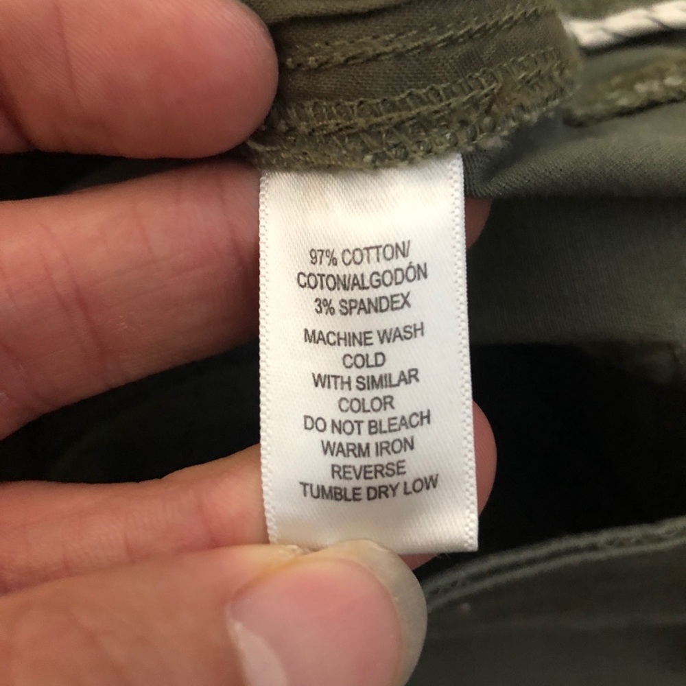 Ann Taylor LOFT Olive Green Chino Jeans - Picture 4 of 5